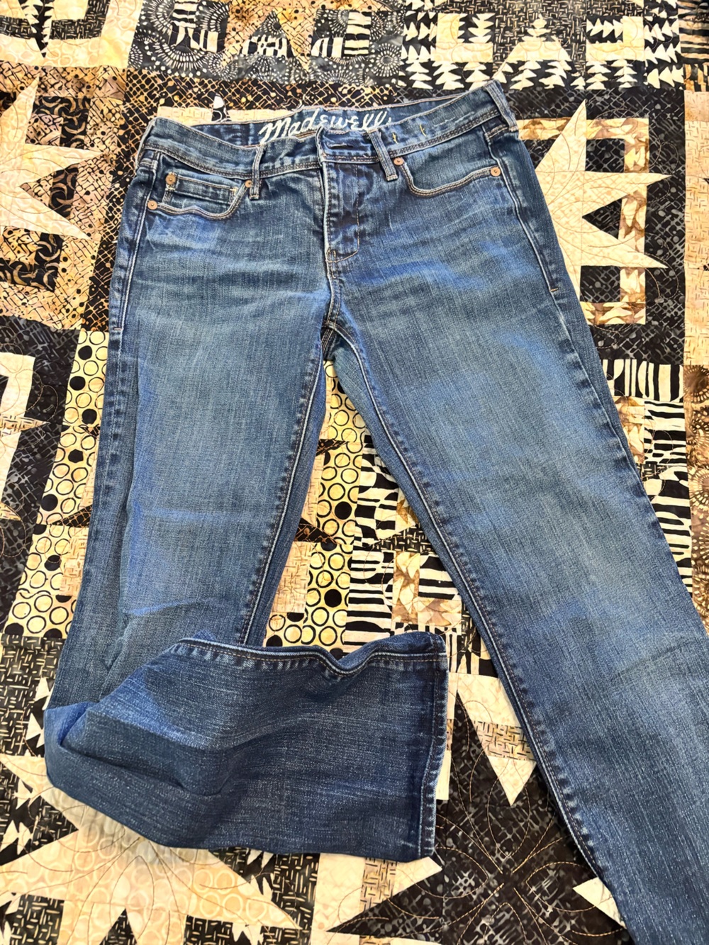 Madewell Straight-Leg Jeans in Classic Blue Wash
